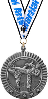 Martial Arts (F) 5 Star Medal- Silver [MP36-MAF-S]