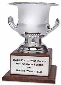 Silver-Plated Wine Cooler Cup With Gadroon Border [SWCV]