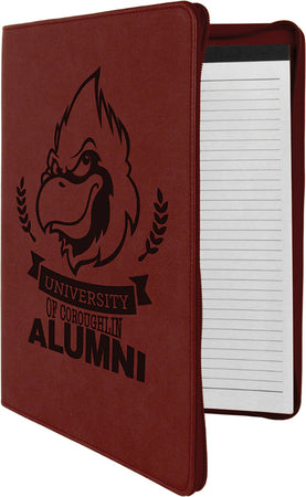 Rose Leatherette Portfolio with Zipper [PZPJ912-356]