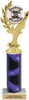 Golden Leaf Custom Insert Trophy w/ Column - 12.5 inch [TXi12-C51]