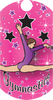 Gymnastics- Female Split Dog Tag Insert [DT-1851]