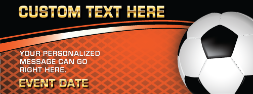 Soccer 3 x 8 Vinyl Banner- Goal [VB-SC-GOL-38]