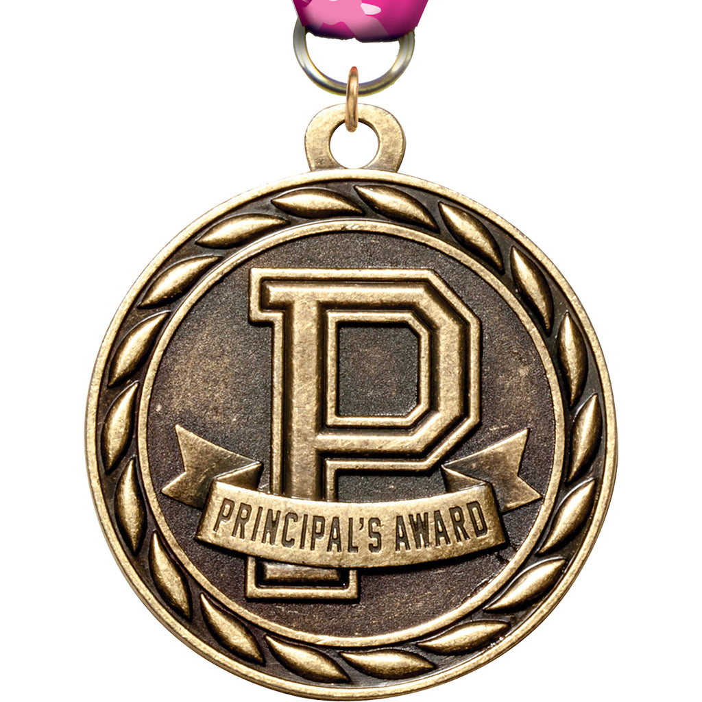 2" Principal's Award Scholastic Medal- Gold [MM3KN2-PP]