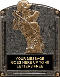 Golf Female Legends of Fame Resin Trophy [RLOF46-GLF]