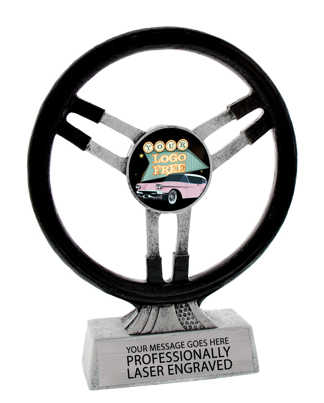 Resin Steering Wheel Custom Insert Trophy - 8.75 inch [RXPSW-8 ...
