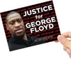 JUSTICE for GEORGE FLOYD Vinyl Sticker - 6 x 4.5 inch [STK-BLM-GF]