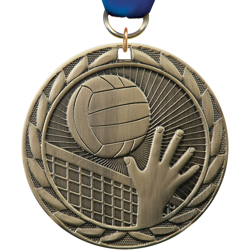 2" Volleyball FE Iron Medal [MCFE-VB]