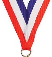 Red White & Blue Neck Ribbon [NKRB-4027]