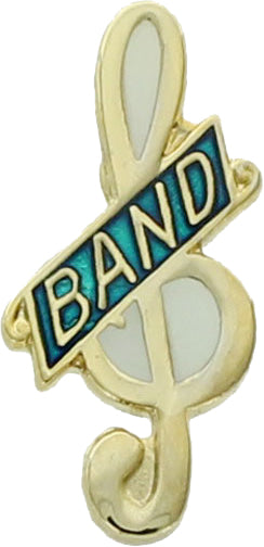 Band G Clef Enameled Pin [PCM-MC-CLF-81]