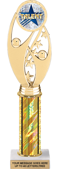 Teamwork Color Insert Trophy w/ Column [Ti12-J99]