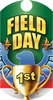 Field Day- 1st Place Eagle Dog Tag Insert [DT-1471]