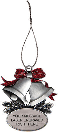 3D Bells & Holly Ornament [XMSO-42]