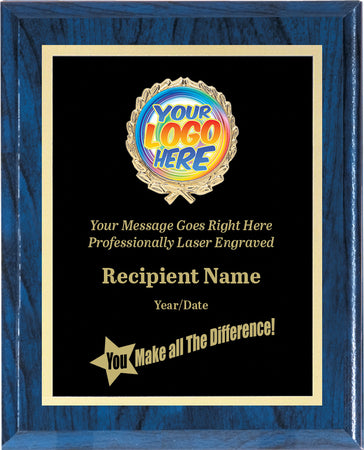 Engraved Full Plate Custom Insert Plaque - 8x10 inch [PXM21i-8X10]