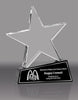 Crystal Star Award on Slanted Black Base [CF35-7-X]