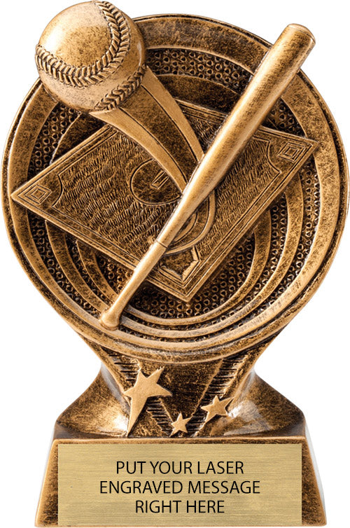 Baseball Saturn 6" Resin Trophy [RM26ST-BSG]