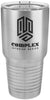 Polar Camel 30 oz. Silver Ringneck Stainless Steel Vacuum Insulated Travel Mug w [TVIJ301]
