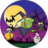 Halloween- Witch Kid Insert [TD-2306]