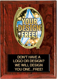 Custom Oval Insert Plaque [PXOV57]