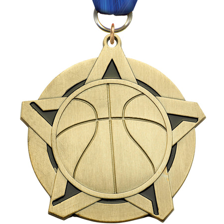 2.25" Basketball Dynastar Medal [MPDSTR-BK]