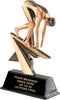Swimming Female Star Power Resin Trophy - 7