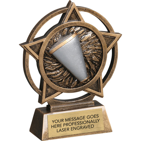 Cheer Orbit - 4.5" Resin Sculpture Trophy [RPORB-CH]