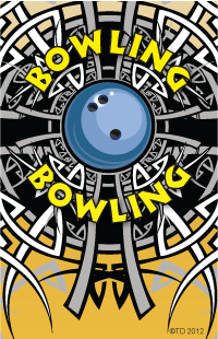 Bowling- Tribal Plaque Insert [BBP-2212]
