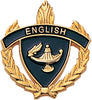English 3D Enameled Scholastic Pin [PCM-WRT-ENG]