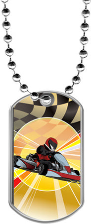 Go Kart Dog Tags [DTLAM2-GK]