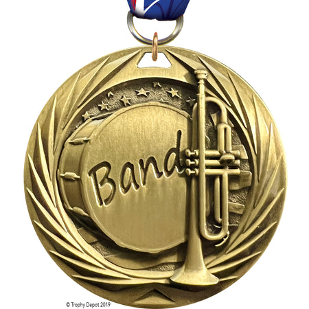 Band 2.75 inch Blade 3D Diecast Medal [MBD2-BND]