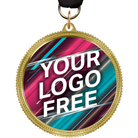 Custom Coin Edge Insert Medal - 1.75 inch [MXCNTRD1]