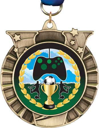 2.75 inch Antique Finish Victory Insert Medal [MJ934]