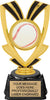 Baseball Victory Ribbon Trophy on Regal Base [TRGJRIB6-BS]