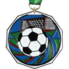 Soccer Decagon Painted Medal [MDCM2-SC]