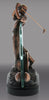 Golf Resin with Engravable Jade Crystal [RM083-GL]