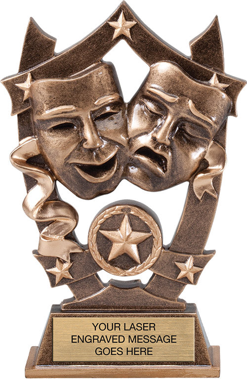 Drama Arch Resin Trophy - 6.25"  [RMARC6-DR]