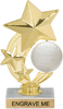 Volleyball Shooting Star Spinning Trophy [TSSS6-VB]