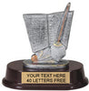 Writing Pewter Finish Resin Trophy [SGR200W]