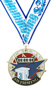 Swimming USA Sport Medal- Gold [M2USA-SW-G]