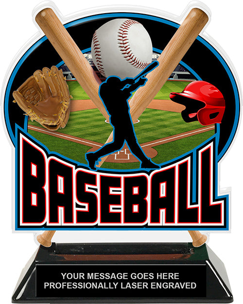Baseball Colorix-T Acrylic Trophy - 6.25 inch [TACR6-BS-Q]