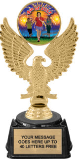 Eagle Color Insert Trophy on Synthetic Regal Base [TRGi-C95]