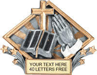 Religion Color Diamond Resin Trophy [RCD75-RL]