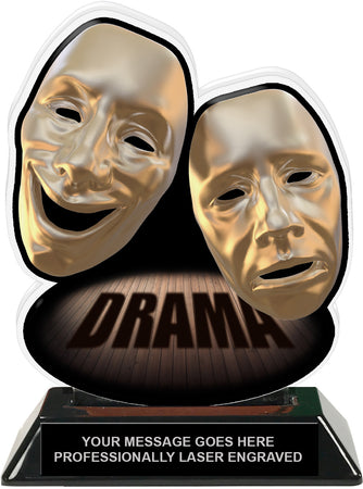 Drama Metallic Colorix-T Acrylic Trophy - 6.25 inch [TACR6-DR2-Q]