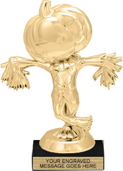 Figure on Genuine Black Marble Base Trophy [T206B]