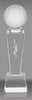 Baseball 3D Laser Crystal Trophy [CRL3D-BS]