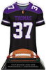Football Jersey Colorix-T Acrylic Trophy- Purple [TACR7-JSY-FB-PRP-Q]