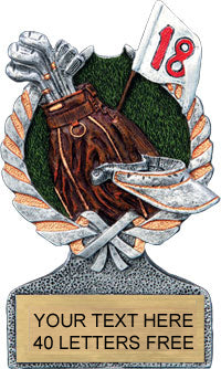 Golf Centurion - 5" Resin Trophy [R5PC-GL]