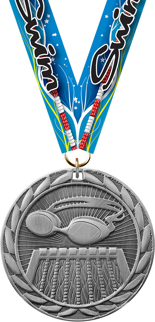 Swimming FE Iron Medal- Silver [MCFE-SW-S]