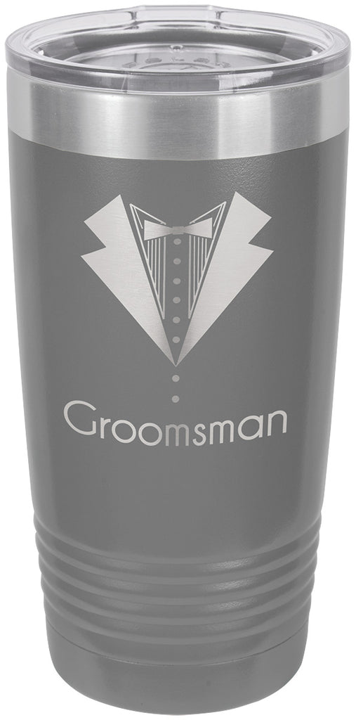 Polar Camel 20 oz. Ringneck Dark Gray Vacuum Insulated Tumbler w/Clear Lid [TVIJ210]