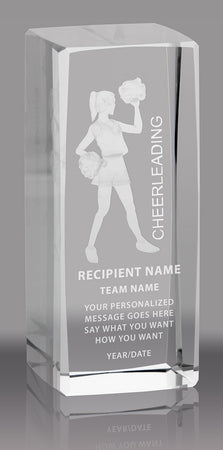 Cheer 3D Laser Sport Crystal [CMSPRT-CH]