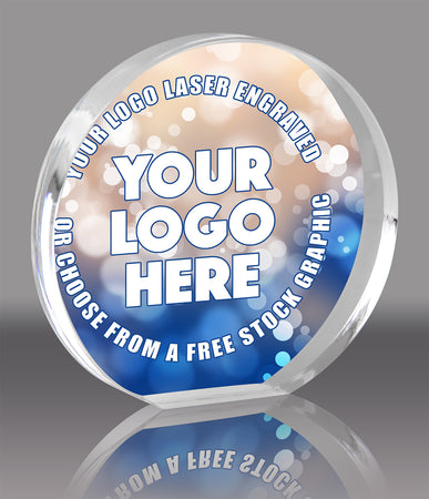 Acrylic Color Orbit Award - 4.75 x 5 inch [AYRD-5-FC-Q]